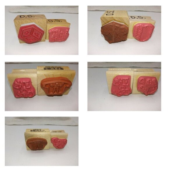 Lot of 24 Various Rubber Stamps Canadian Maple, Stampin Up, Rubber Stampede - Picture 3 of 10